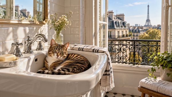 10 raisons pour lesquelles votre chat préfère le lavabo à sa gamelle