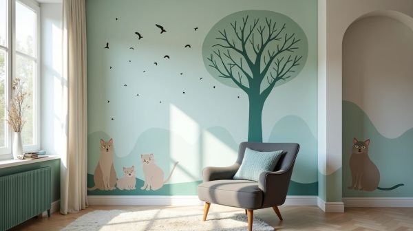 Matou Perché : arbres à chat design, muraux et plafond pour tous les espaces