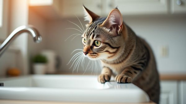 Pourquoi votre chat boit dans le lavabo plutôt que dans sa gamelle
