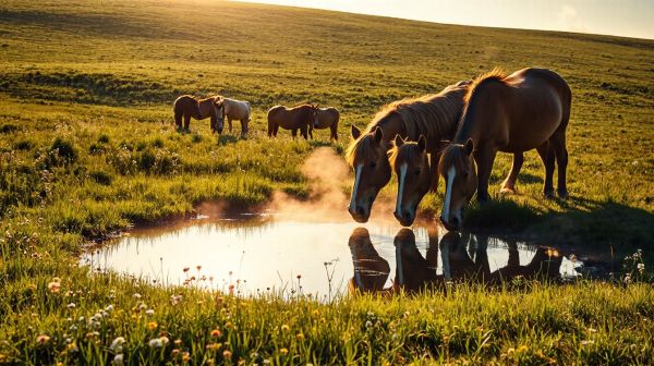 Top choix d'abreuvoirs pour le bien-être de vos chevaux