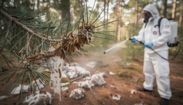 Traitement de la chenille processionnaire : les solutions efficaces en 2026